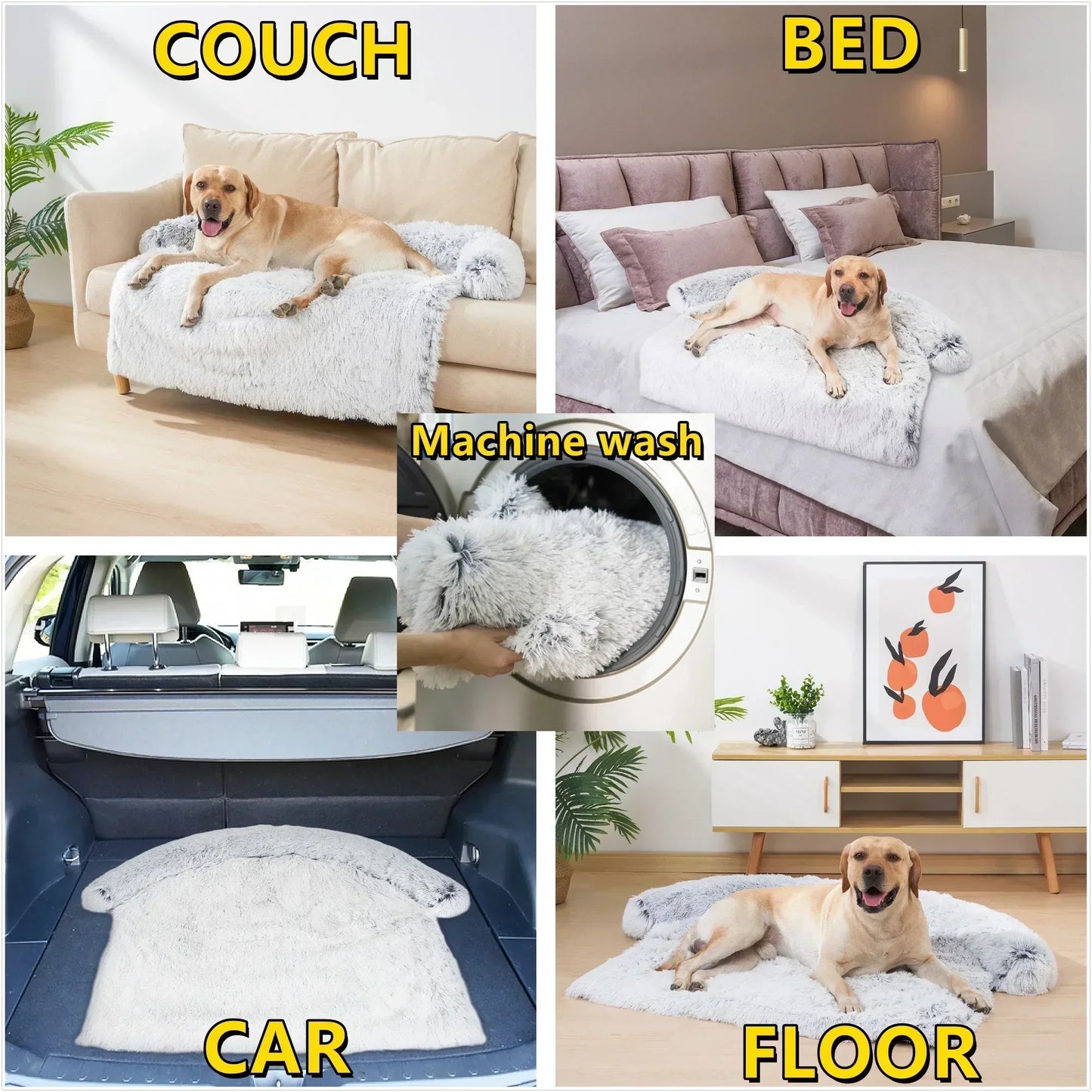 Machine Washable Pet Throw Blanket