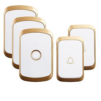 Wireless Waterproof Doorbell with LED Light & 36 Melodies