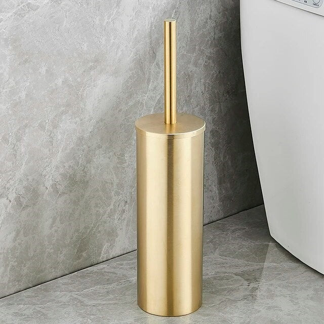 Premium Gold Toilet Brush Holder - for Modern Bathrooms - Befez