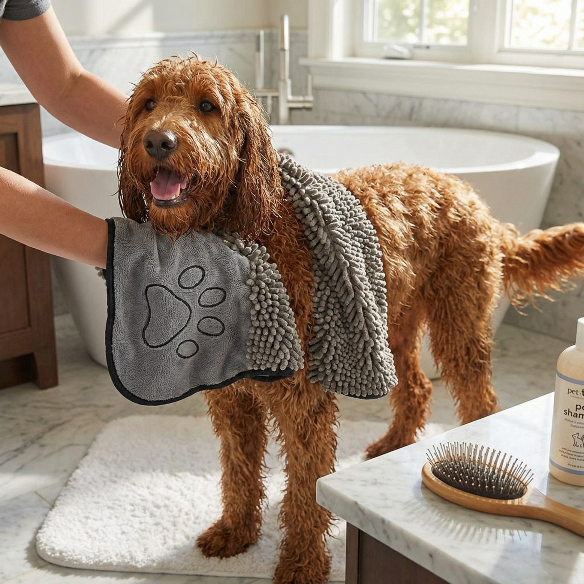 Quick-Dry Soft Microfibre Pet Towel - Befez