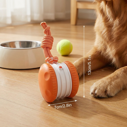 Fun Rubber Dog Toy Ball with Rope