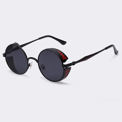 Unique Retro Circular Shade Glasses