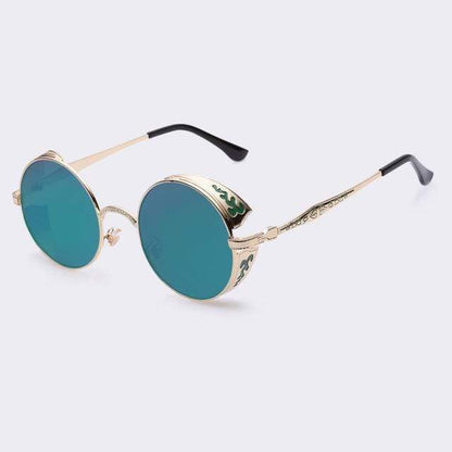 Unique Retro Circular Shade Glasses