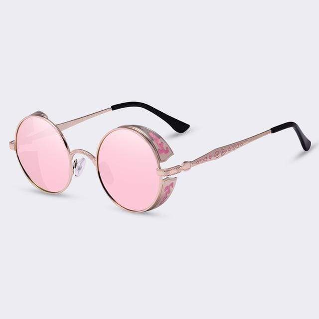 Unique Retro Circular Shade Glasses