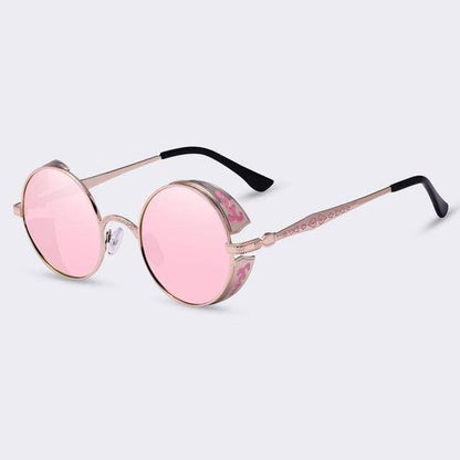 Unique Retro Circular Shade Glasses