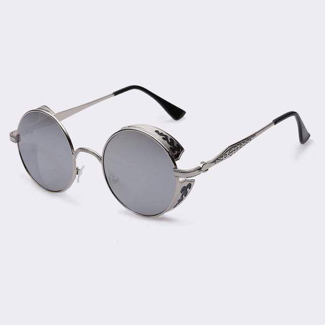 Unique Retro Circular Shade Glasses