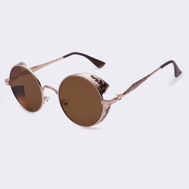 Unique Retro Circular Shade Glasses