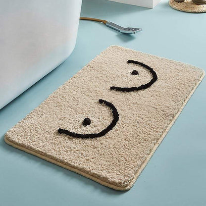 Plush Bathroom Floor Mats