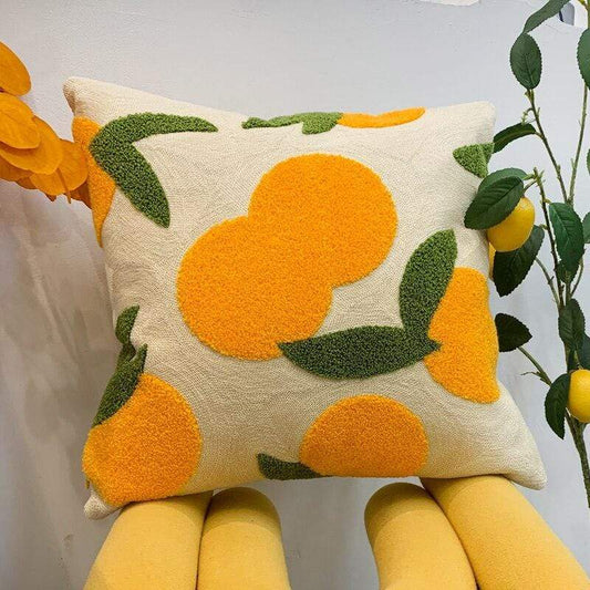 Vibrant Orange Accent Throw Pillow - Befez