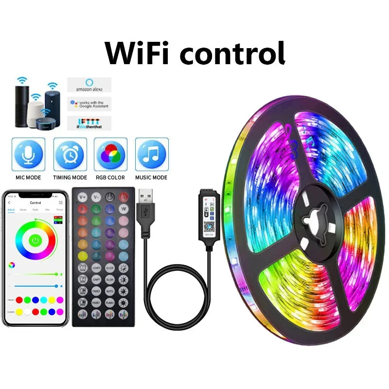 Colorful LED Light Strip for Home and TV