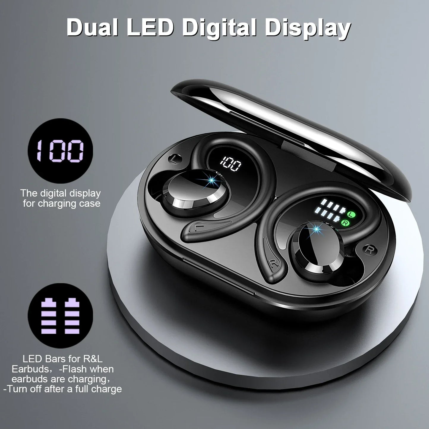 Comfortable Wireless Earbuds with Long Lasting Battery