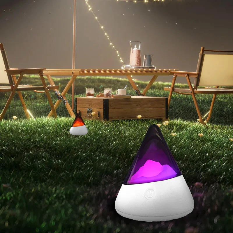 Colorful LED Glacier Night Lamp