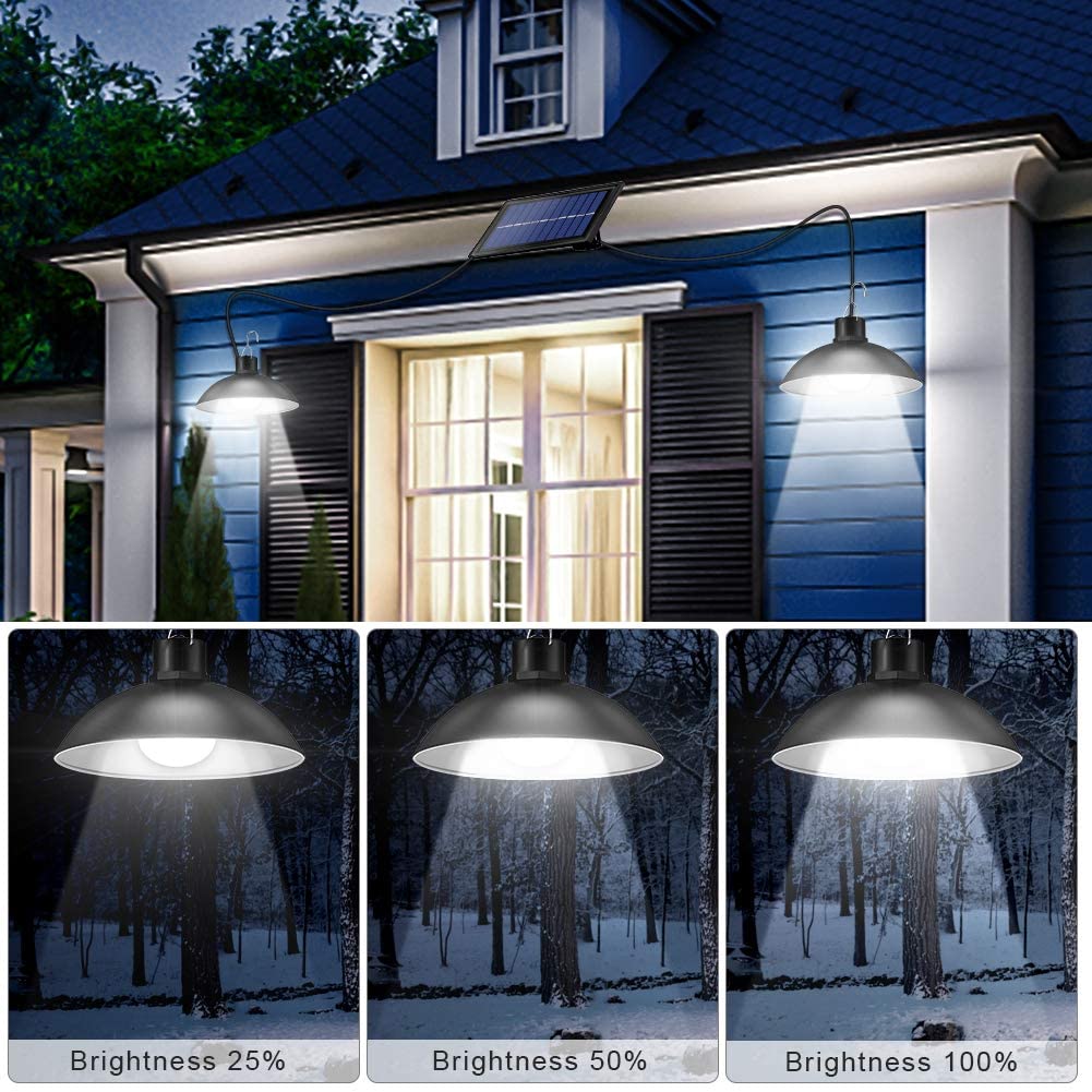 Outdoor Solar Powered LED Light Set with Remote