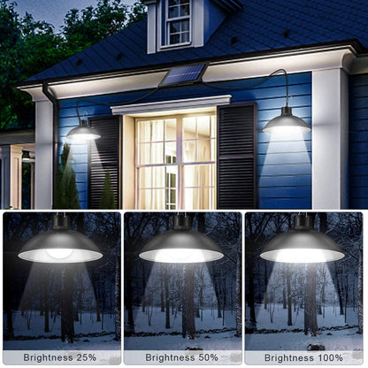 Outdoor Solar Powered LED Light Set with Remote