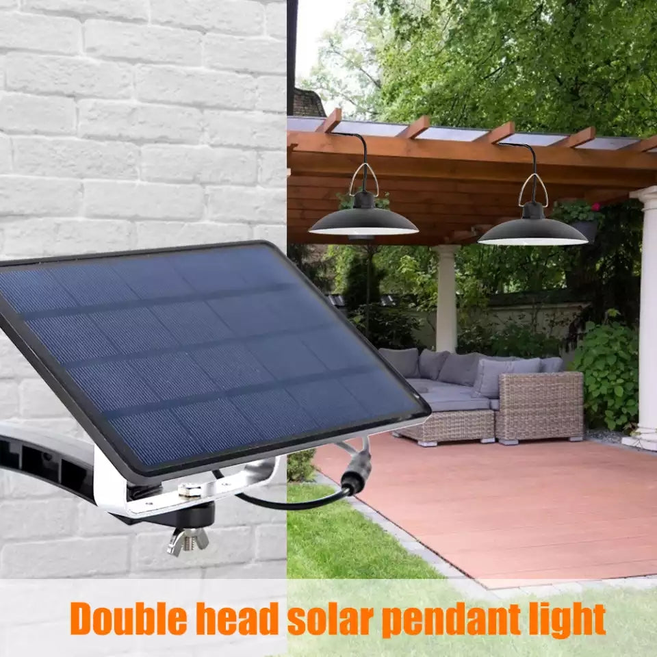 Outdoor Solar Powered LED Light Set with Remote