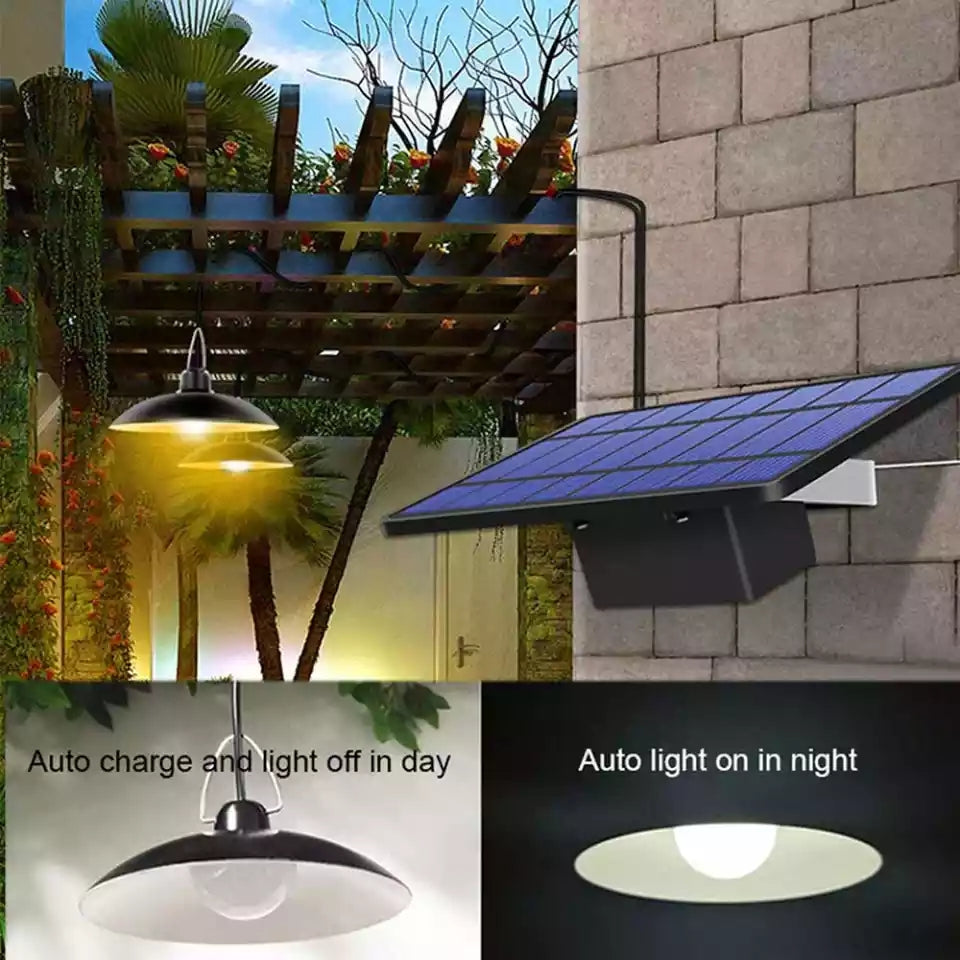 Outdoor Solar Powered LED Light Set with Remote