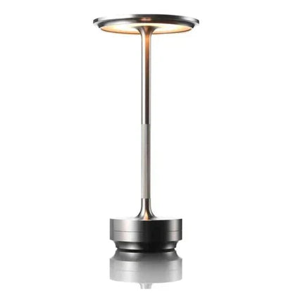 Compact LED Desk Lamp with USB Rechargeable Base