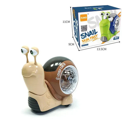 Colorful LED Musical Snail Toy