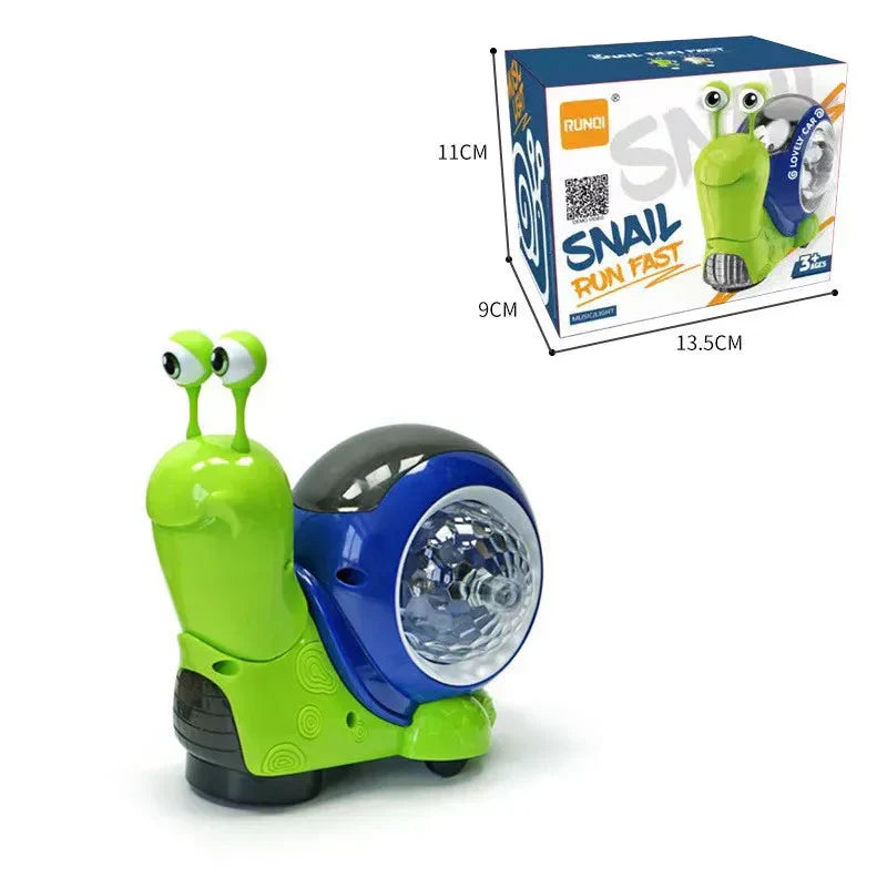 Colorful LED Musical Snail Toy
