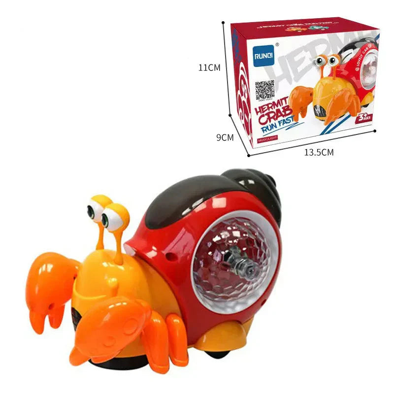 Colorful LED Musical Snail Toy