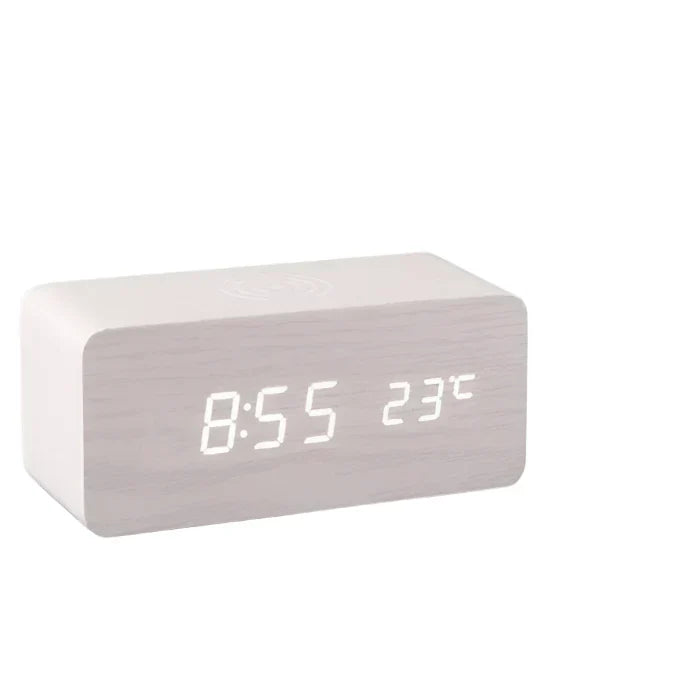 Wooden Digital LED Wake Up Clock Befez
