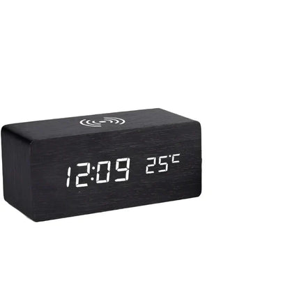 Wooden Digital LED Wake Up Clock Befez - Befez