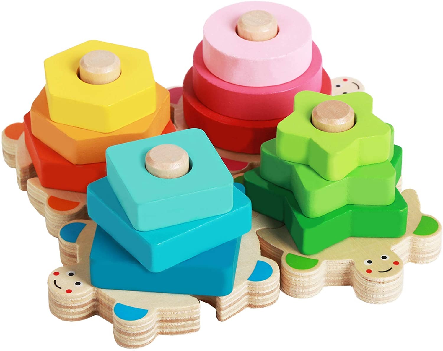 Educational Wooden Stacking Toy Set - Befez