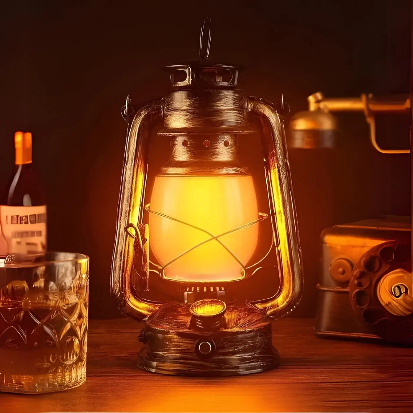 Rustic LED Pendant Light for Warm Ambient Lighting