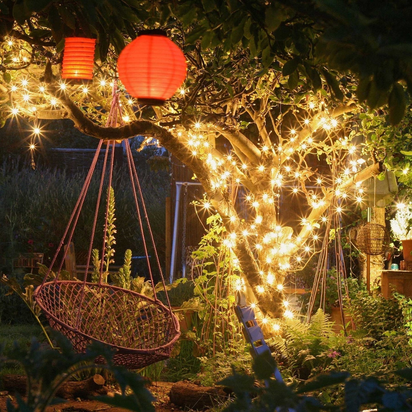 Outdoor Solar Powered Fairy String Lights Waterproof LED