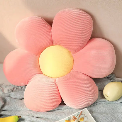 Soft Floral Patterned Chair Cushion