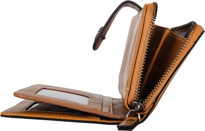 Fashionable Genuine Leather Wristlet Wallet