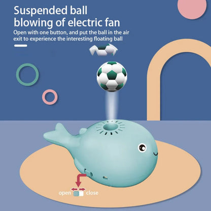Colorful Whale Bath Toy with Floating Ball