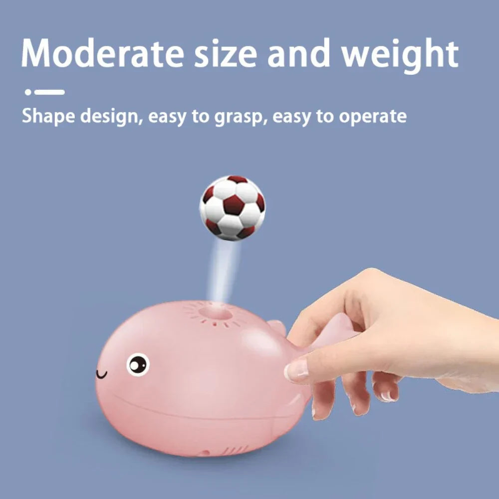 Colorful Whale Bath Toy with Floating Ball