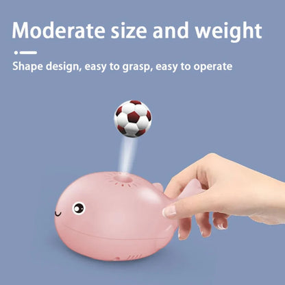 Colorful Whale Bath Toy with Floating Ball