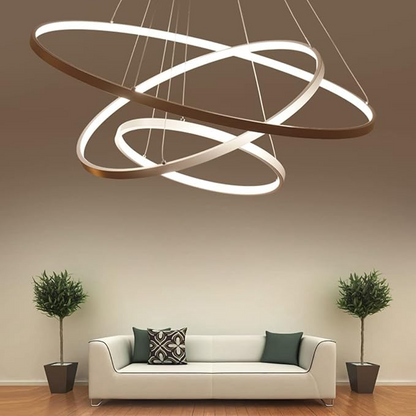 Circle Crystal Pendant Light